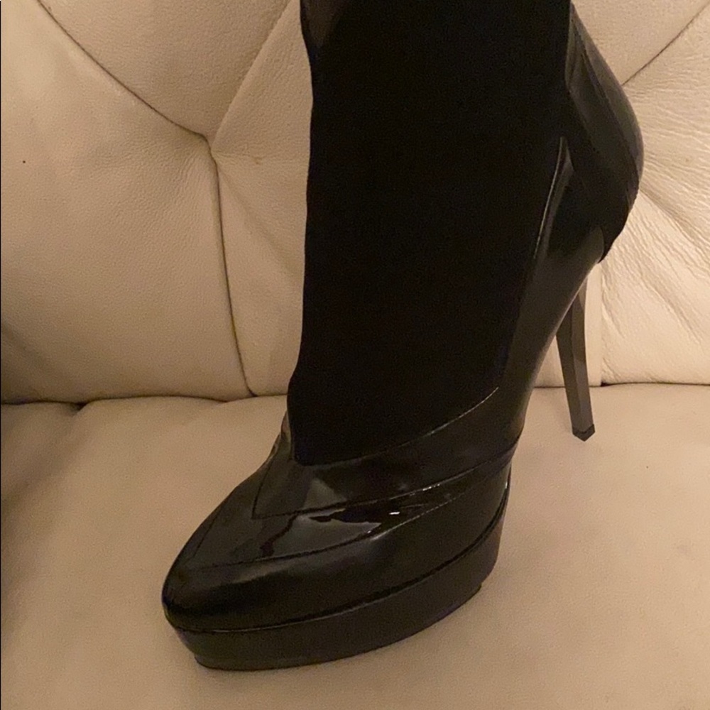 Gucci Nappa Stretch Thigh high Platform Boots - Picture 3 of 8